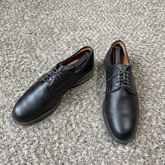 Allen Edmonds WANDERER COMFORT Plain Toe Blucher 11.5 D Black Grain Leather main image 10